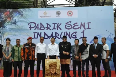 Perkaya Warisan Budaya Lokal, Fadli Zon dan Andree Algamar Kunjungi Pabrik Seni  Indarung 1