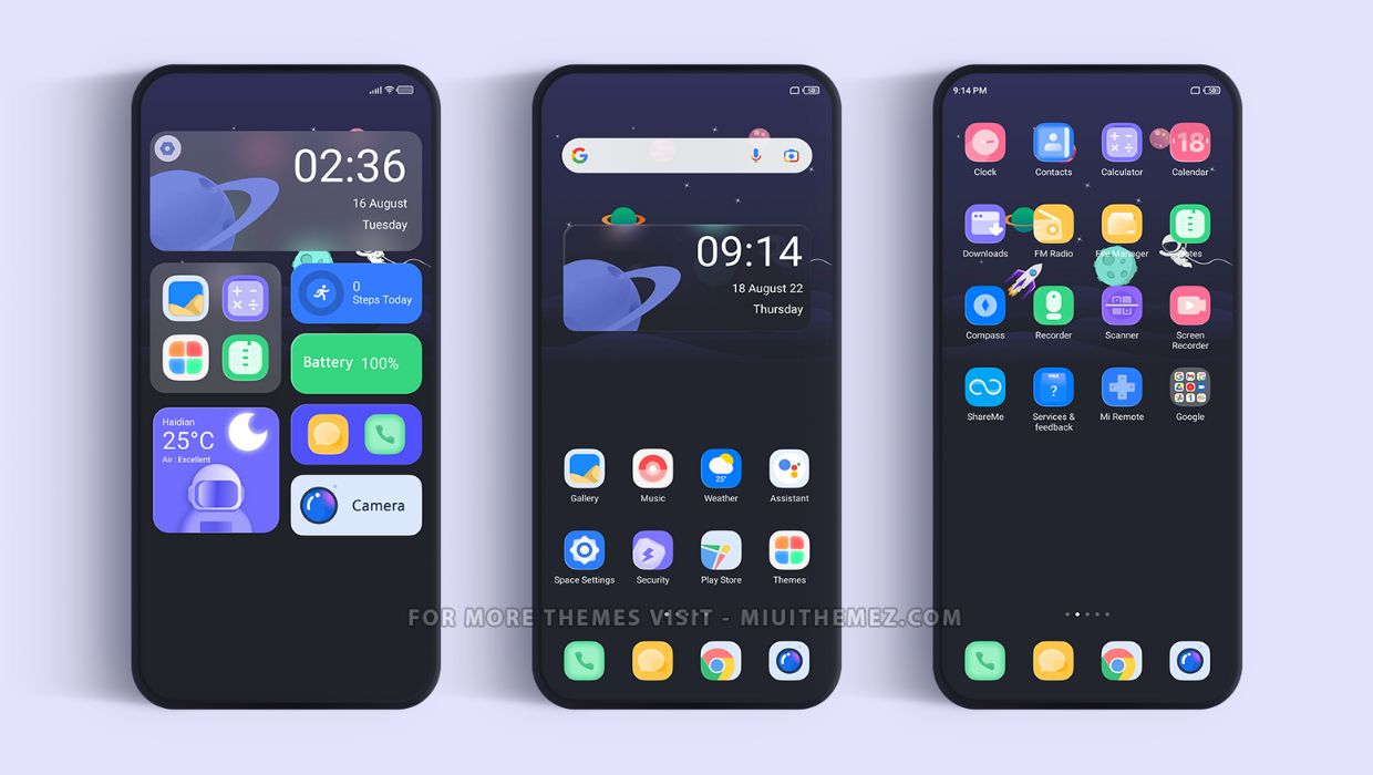 Space Explorer MIUI Theme