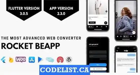 Rocket BeApp v2.3.0 - Flutter Web Converter