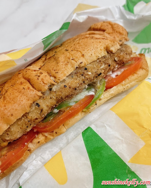 Subway Tri-Pepper Chicken, Subway Mint Chocolate Chip Cookie, Subway, Subway Malaysia, Food