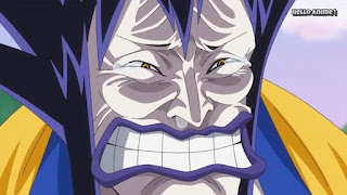 ワンピースアニメ WCI編 843話 シーザー・クラウン Caesar Clown CV.中尾隆聖 | ONE PIECE ホールケーキアイランド編