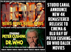 NEWS : STUDIO CANAL ANNOUNCE NEW 4K REMASTERS OF PETER CUSHING ICONIC DR WHO DALEK FILMS