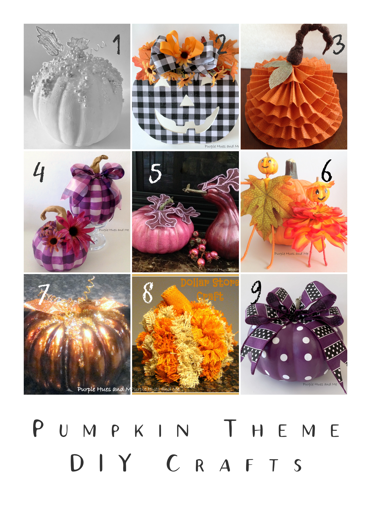 Pumpkin Themed DIY Crafts