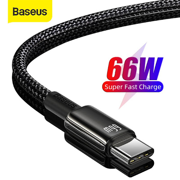 Cáp sạc nhanh Baseus Tungsten Gold Type C Fast Charging Data Cable (6A/ 66W/ 480Mbps, Fast Charge Cable)