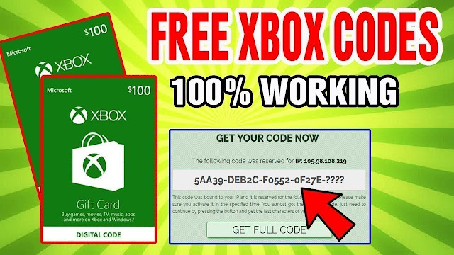 Free Xbox Gift Card Codes | Free Xbox Live Codes