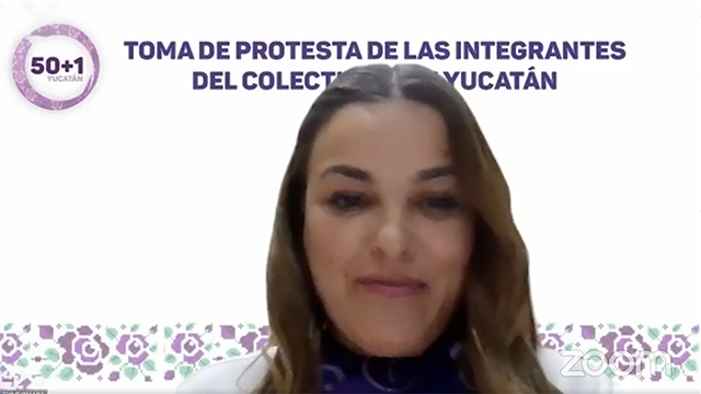 Nombran a Cecilia Patrón presidente en Yucatán del Colectivo feminista 50+1