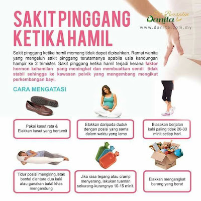 5 Cara Mudah Hilangkan Sakit Pinggang Ketika Sedang Hamil