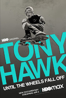 Tony Hawk jumping on a skateboard