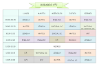 HORARIO 4ºC