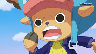 ワンピースアニメ WCI編 847話 チョッパー | ONE PIECE ホールケーキアイランド編