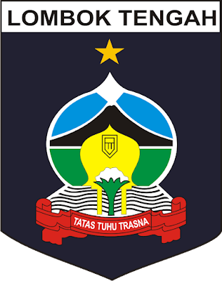 Logo / Lambang Kabupaten Lombok Tengah - Latar (Background) Putih & Transparent (PNG)