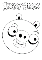 Angry Birds coloring page