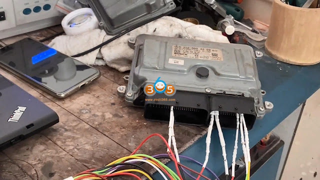 CG FC200 Read and Write Benz ME17.7 ECU 11