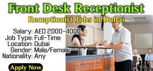 Front Desk Receptionist Recruitment in Courier and Freight Company Dubai, UAE