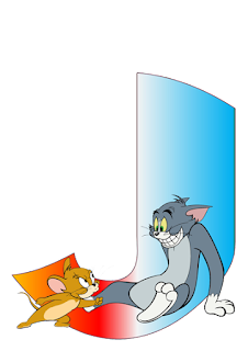 Abecedario de Tom y Jerry.