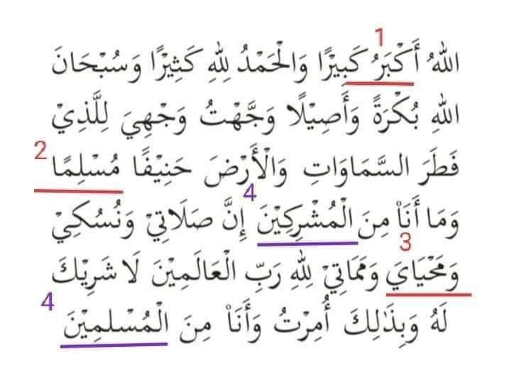 Betul ke tak bacaan doa iftitah yang selama ini kita baca dalam solat tu?