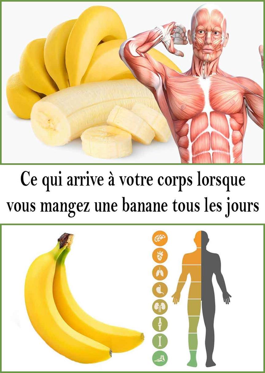 Ce qui arrive à votre corps lorsque vous mangez une banane tous les jours