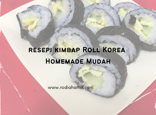 Kimbap Roll Korea Homemade Mudah