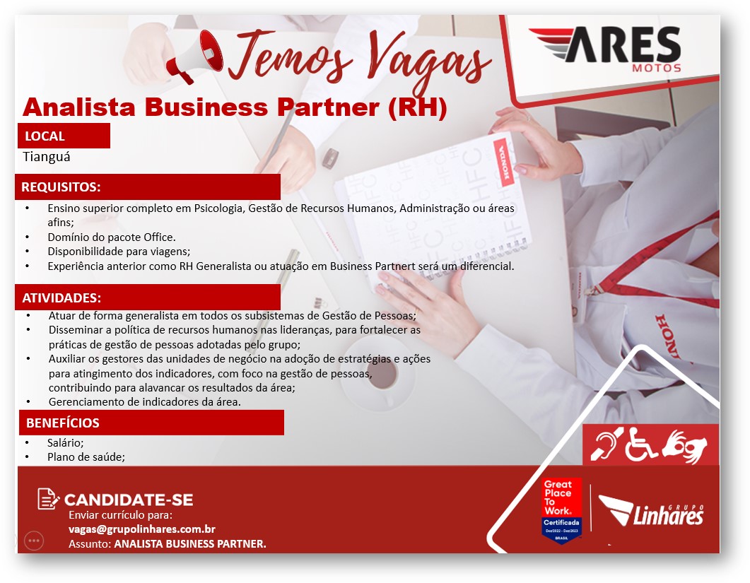 ANALISTA BUSINESS PARTNER