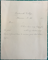 Photo of the first page of fill-in-the-blank letter stationery