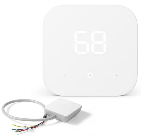 Amazon Smart Thermostat with C-Wire Power Adapter