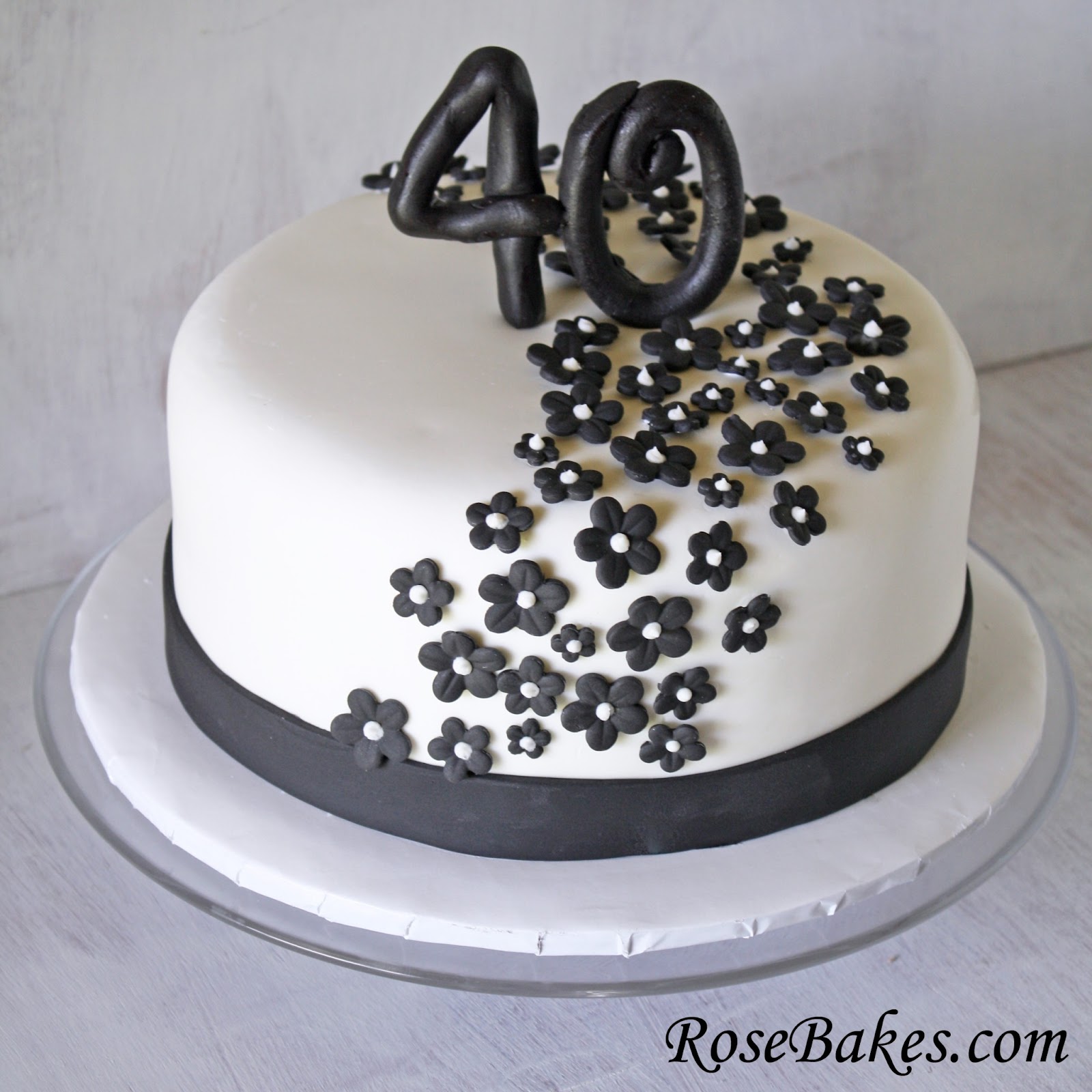 Birthday Cakes for 40 Year Olds