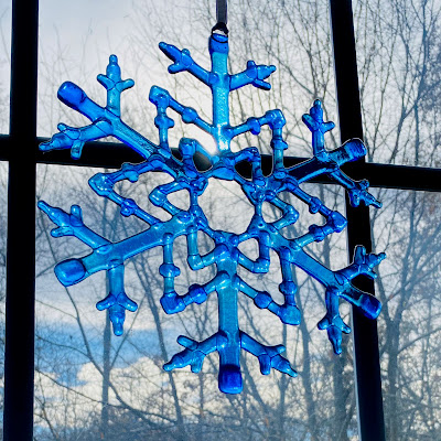 fused glass snowflake diy tutorial how to sharon warren glass sharonwarrenglass