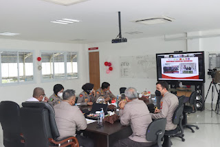 Wakapolda Ikuti Zoom Meeting Vaksinasi Anak, Lansia, Booster Serentak