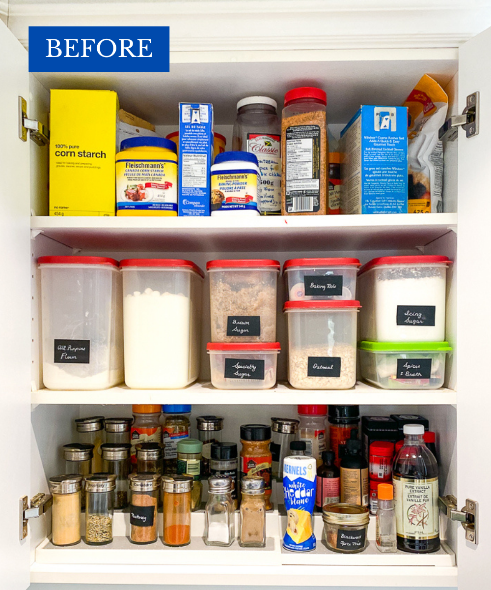 DIY spice drawer organizer