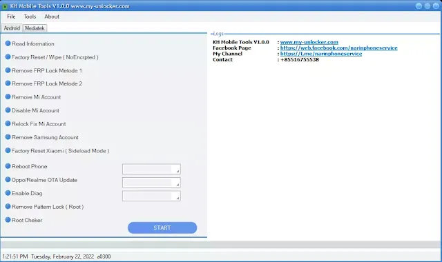 KH Mobile Tools V1.0.0 Android MTK Tool