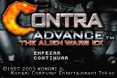Contra Advance The Alien Wars EX