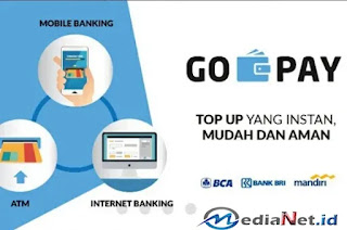 Cara top up gopay, m banking bca, isi pulsa bayar bca, cara top up gopay bni mobile, cara top up gopay mandiri online, cara top up gopay bri, kode top up gopay, kode top up gopay bca, top up gopay alfamart