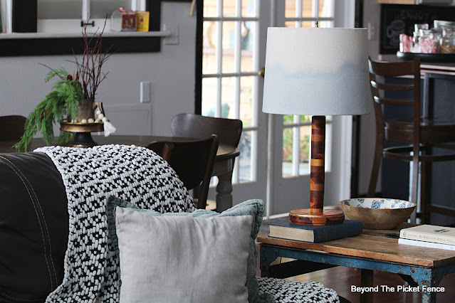 How to Update a Thrift Store Lampshade and Lamp