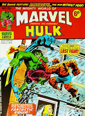 The Mighty World of Marvel #79, Hulk vs the Thing