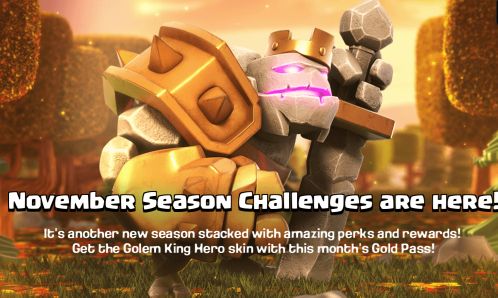 November Season challenge in coc