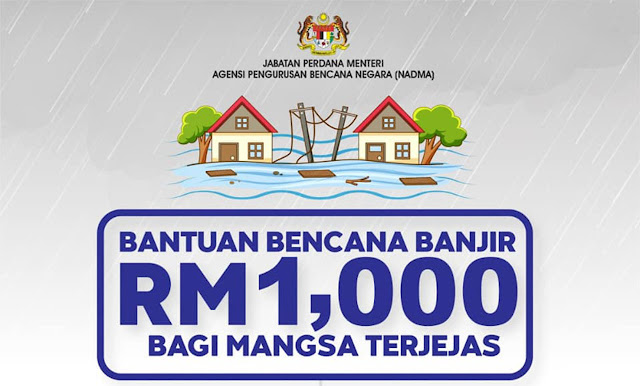 Cara Mohon Bantuan One- Off Khusus Kepada Mangsa Banjir 2021