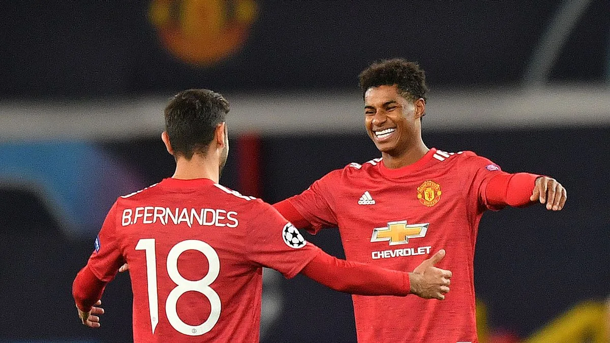 Manchester United includes Rashford and Bruno in the squad for Liverpool clash