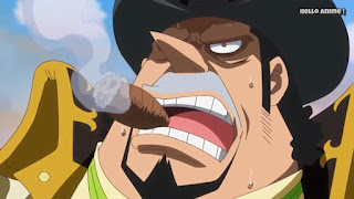 ワンピースアニメ WCI編 835話 カポネ・ベッジ | ONE PIECE ホールケーキアイランド編