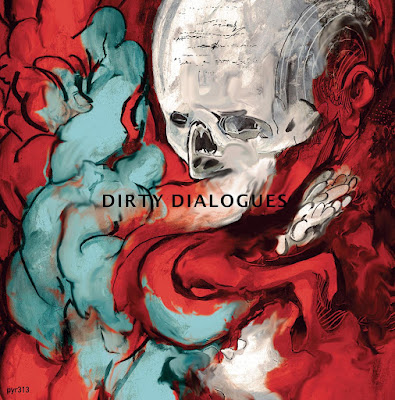 Dirty Dialogues album cover. Album art and design by Angela Guyton.