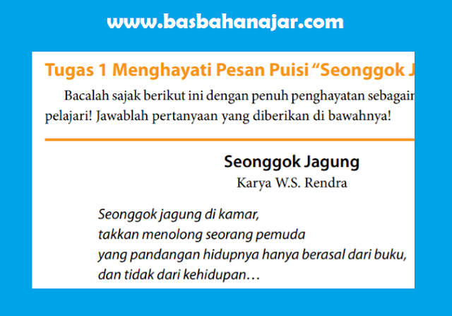 Bahasa Indonesia Kelas 10 Halaman 72 Tugas 1 [Kunci Jawaban]