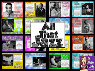 Music bulletin board ideas February, Black History Month, Valentines & Kindness Day.