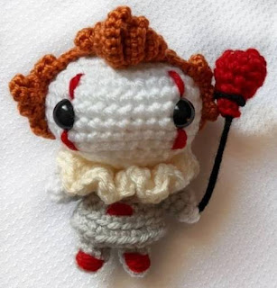 PATRON GRATIS PAYASO CREEPY AMIGURUMI 49674 🤡