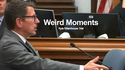 SellerThinks Photo: of Prosecutor Thomas Binger with the words, Weird Moments of the Kyle Rittenhouse trial