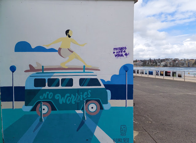 Bondi Beach Street Art by Caroline Seltz