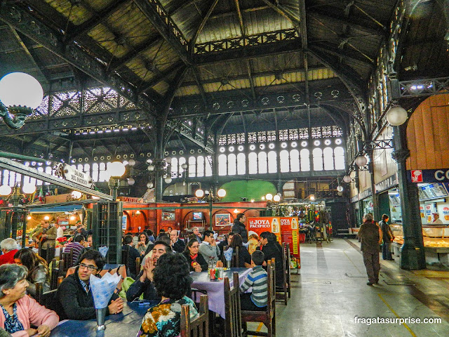 Mercado Central de Santiago do Chile