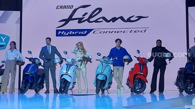 Meluncur Hari Grand Filano Hybrid Connected Lengkapi Produk Skutik Klasik Yamaha di Indonesia