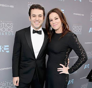 Jennifer Lynn Stone with her husband Fred Savage