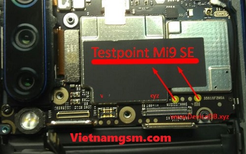 Xiaomi Mi 9 SE Test Point