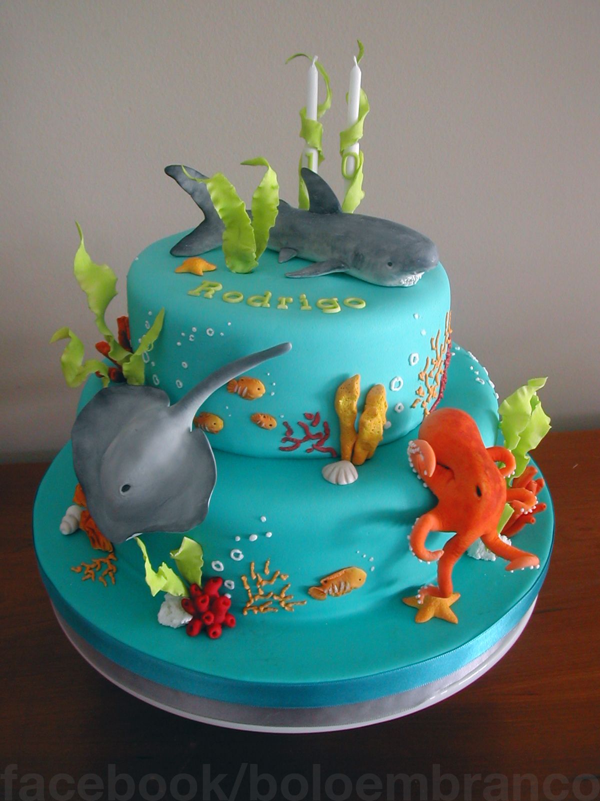 shark birthday cakes