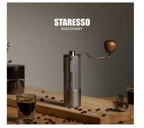 STARESSO D6 Adjustable Coarseness Hand Coffee Grinder